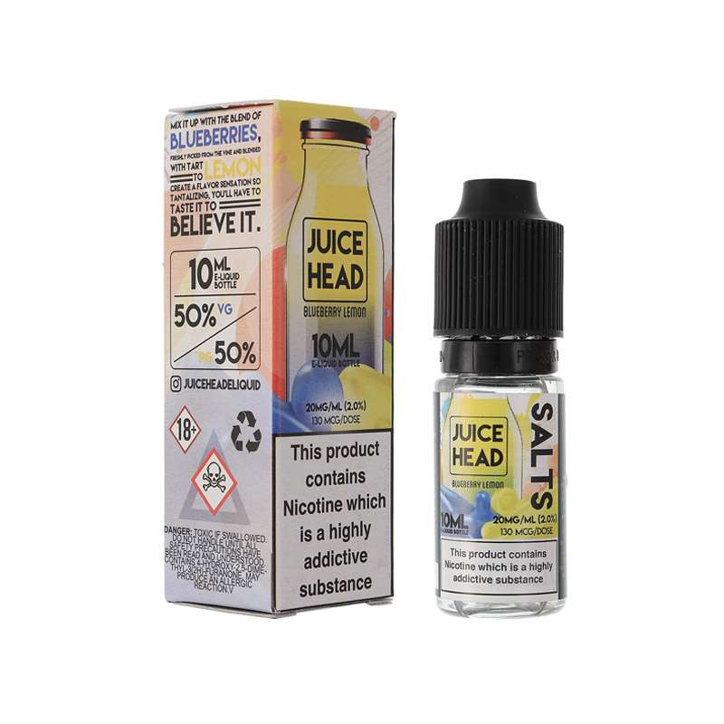  Blueberry Lemon Nic Salt E-Liquid by Juice Head 10ml 