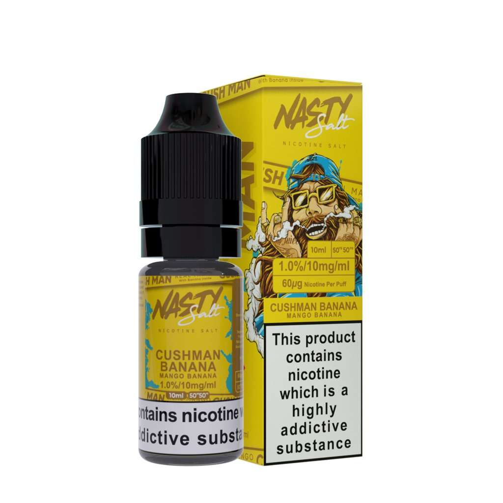 Cush Man Banana Nic Salt E-Liquid by Nasty Juice 10ml