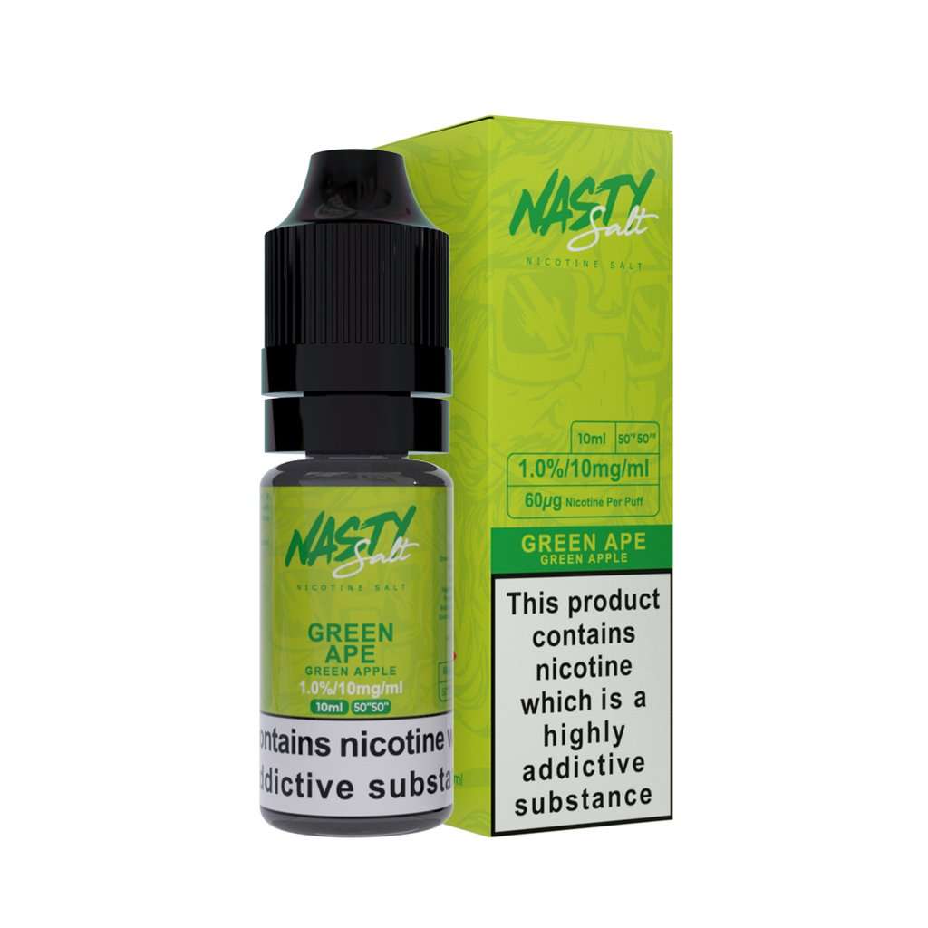 Green Ape Nic Salt E-Liquid by Nasty Juice 10ml