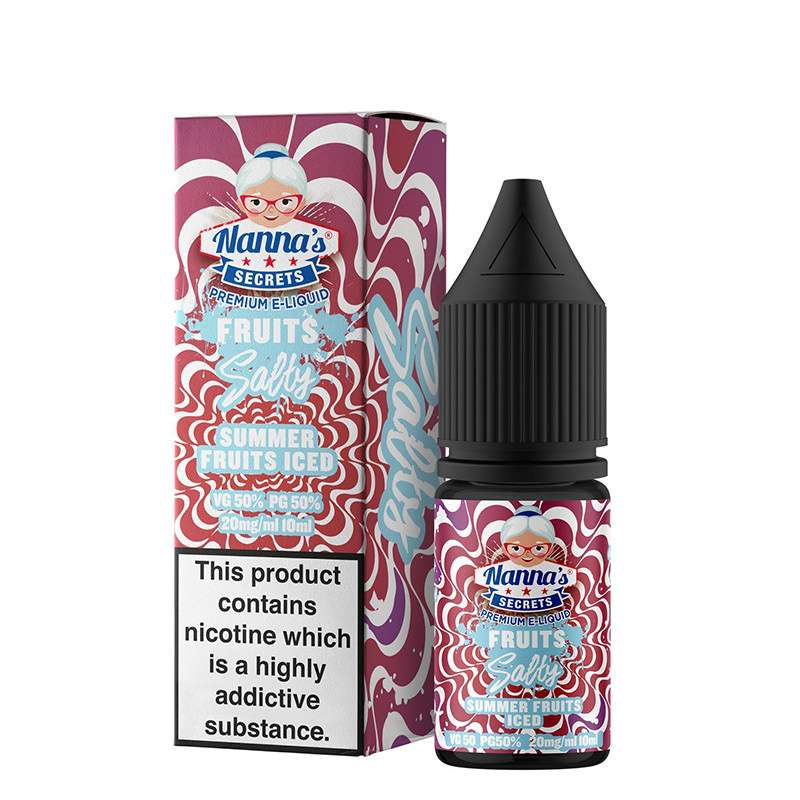 Nanna’s Secret Salt - Summer Fruits Iced - 10ml