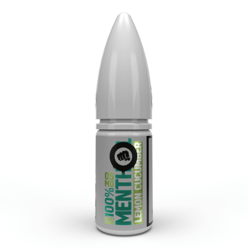 Lemon Cucumber Menthol Nic Salt E-Liquid by Riot Squad 10ml