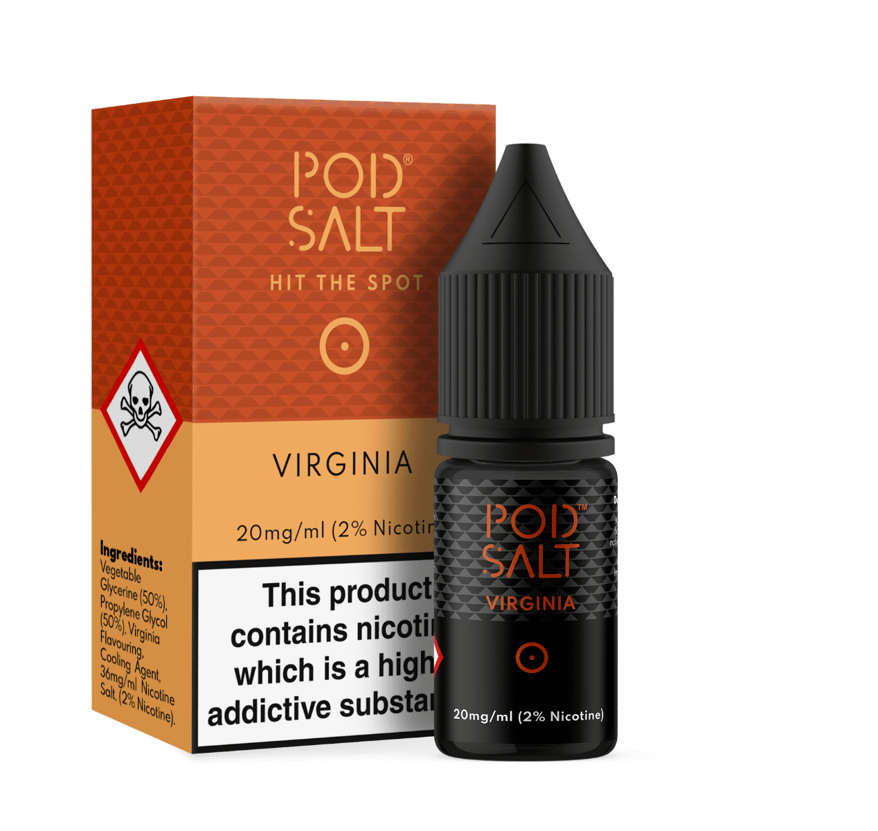 Virgina Nic Salt E-Liquid by Pod Salt 10ml