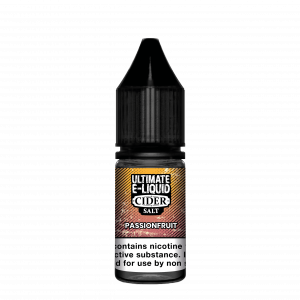 Passion Fruit Cider Nic Salt E-Liquid by Ultimate Salts 10ml