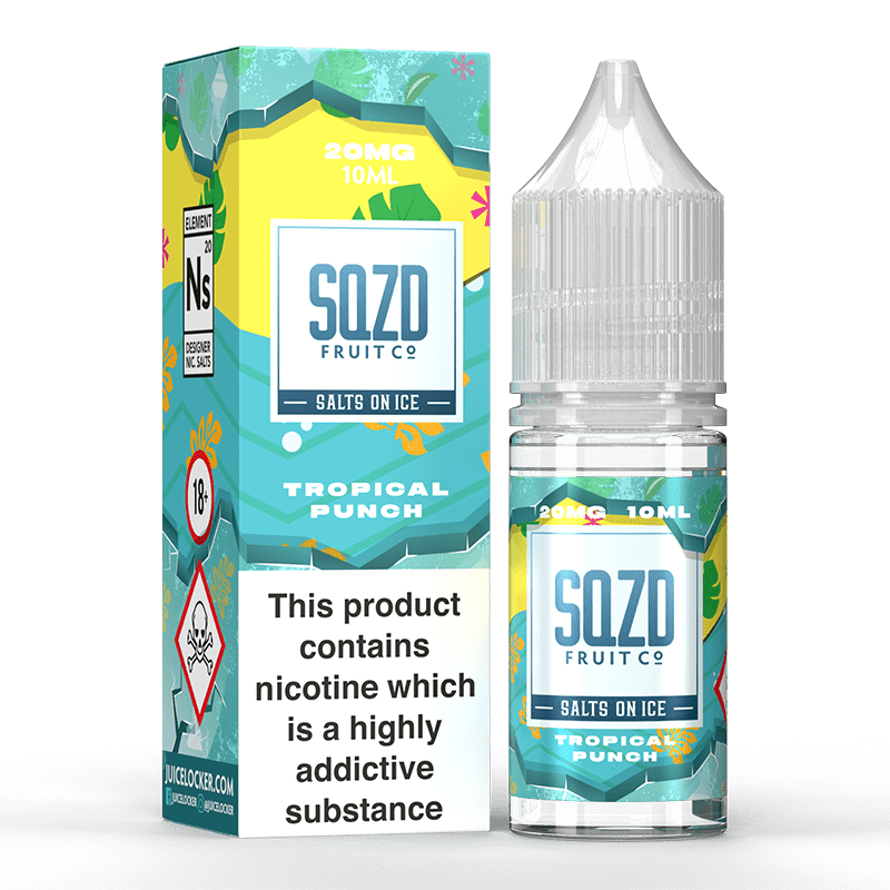  Tropical Punch Nic Salt E-Liquid by SQZD Salt 10ml 