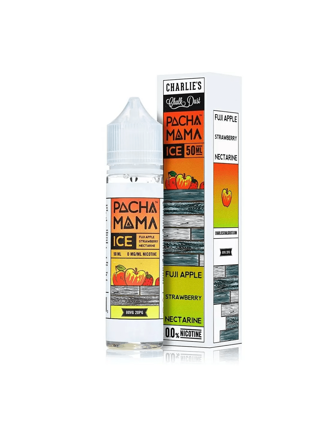 Pacha Mama E Liquid - Fuji Apple, Strawberry and Nectarine Ice - 50ml