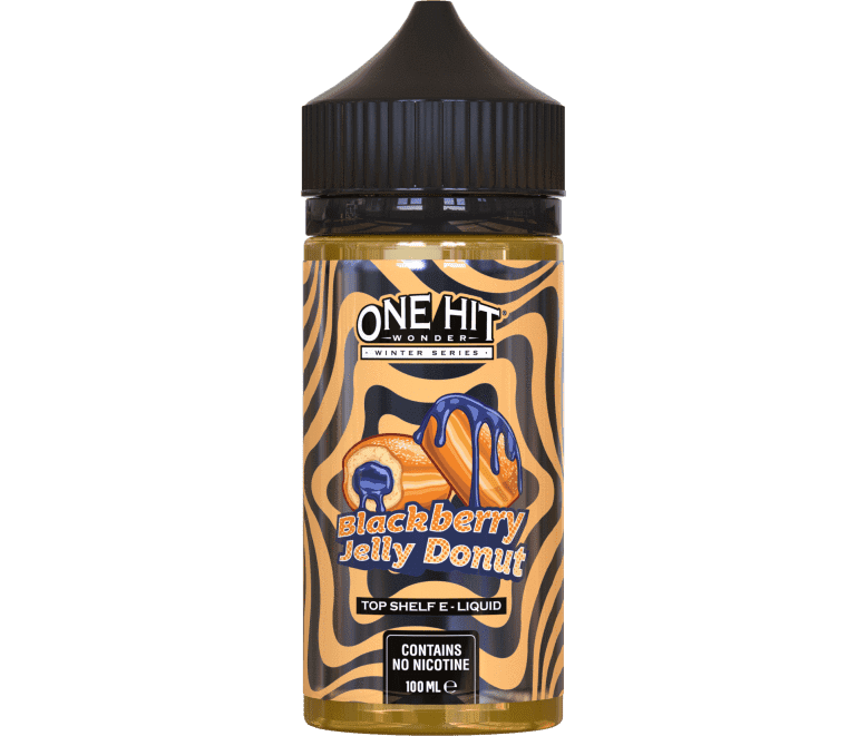 One Hit Wonder E Liquid - Blackberry Jelly Donut - 100ml