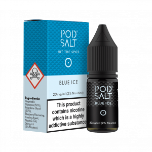 Blue Ice Nic Salt E-Liquid by Pod Salt 10ml