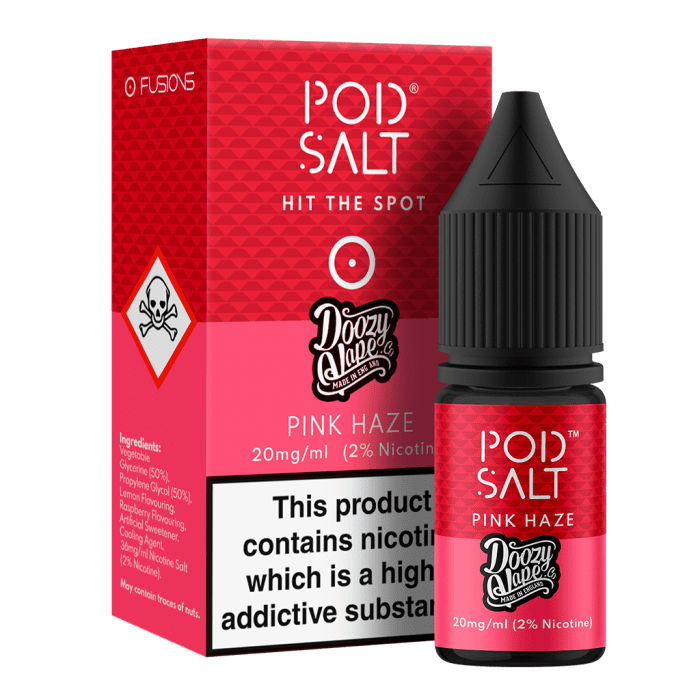  Doozy Vape (Pink Haze) Nic Salt E-Liquid by Pod Salt 10ml 