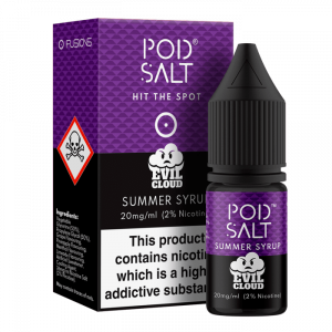 Evil Cloud (Summer Syrup) Nic Salt E-Liquid by Pod Salt 10ml