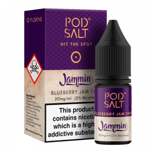 Jammin (Blueberry Jam Tart) Nic Salt E-Liquid by Pod Salt 10ml