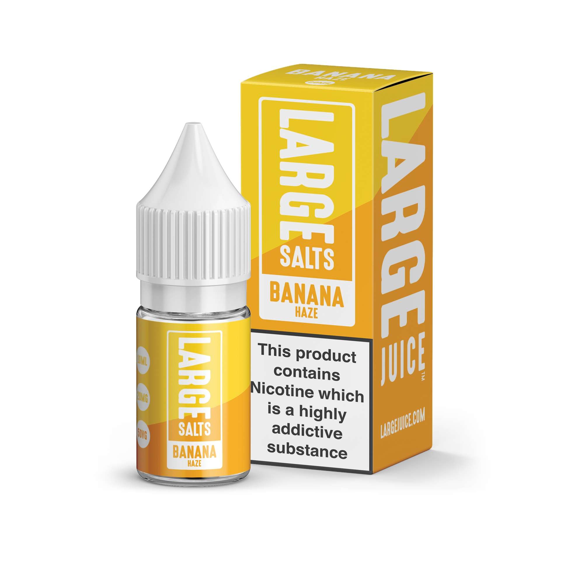 Banana Haze Nic Salt E-Liquid by Large Salts 10ml