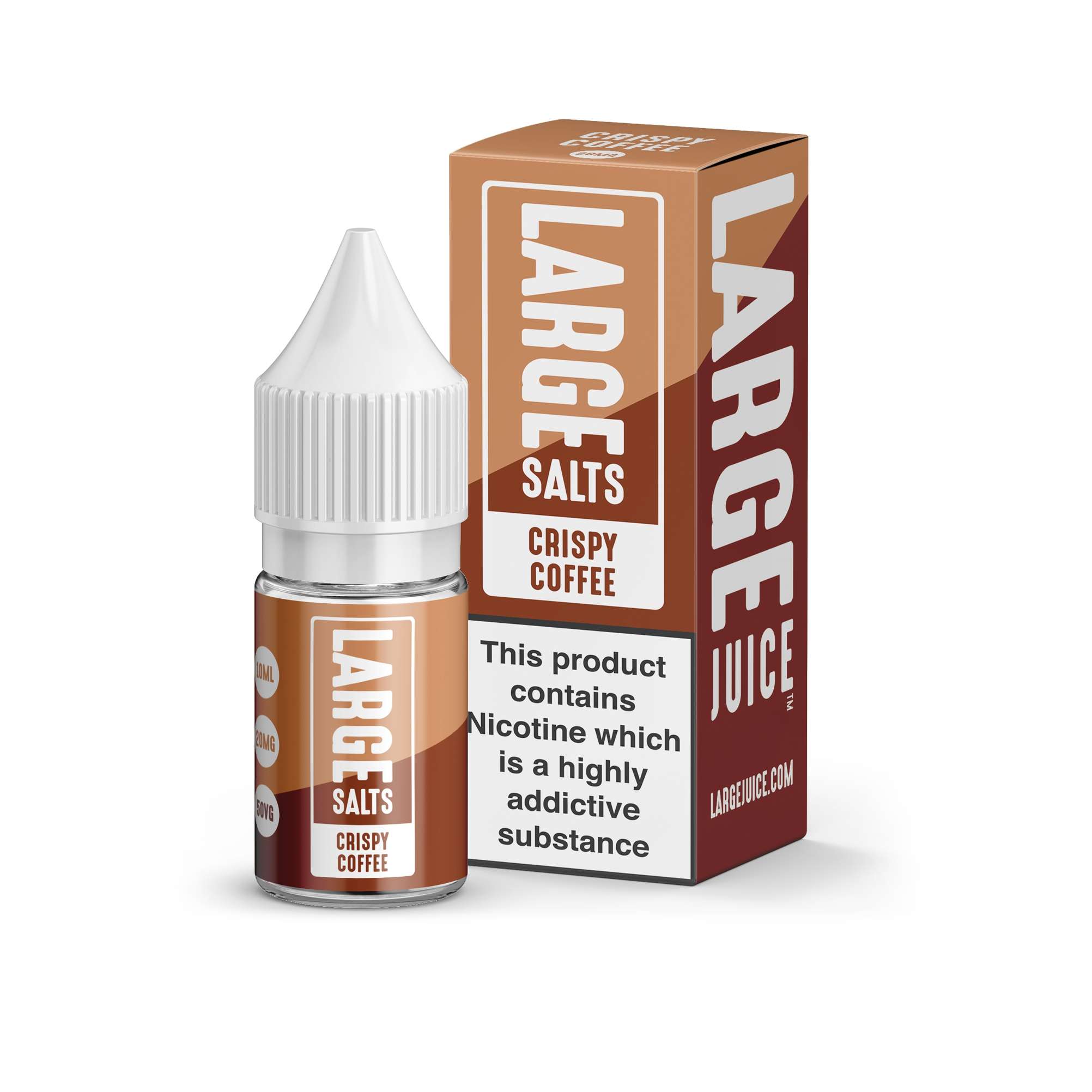 Crispy Coffee Nic Salt E-Liquid by Large Salts 10ml