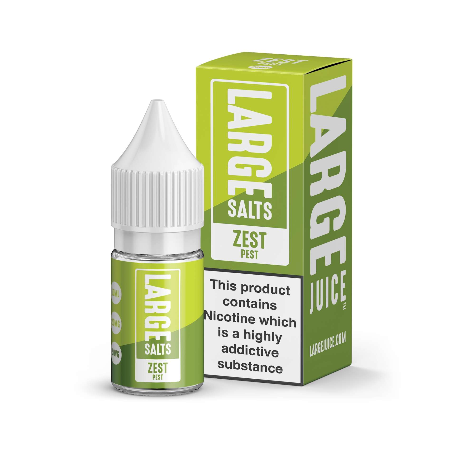 Zest Pest Nic Salt E-Liquid by Large Salts 10ml