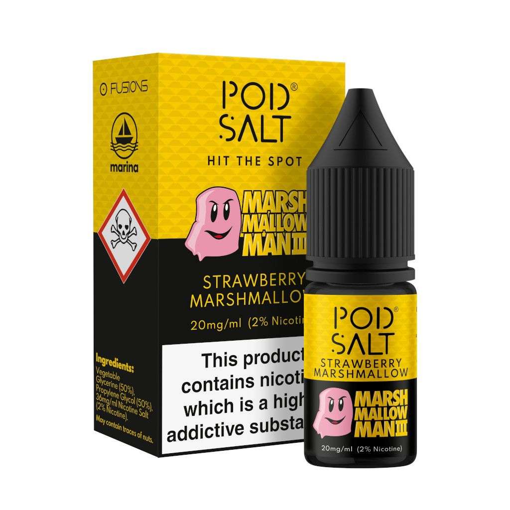 Marshmallow Man III Nic Salt E-Liquid by Pod Salt 10ml