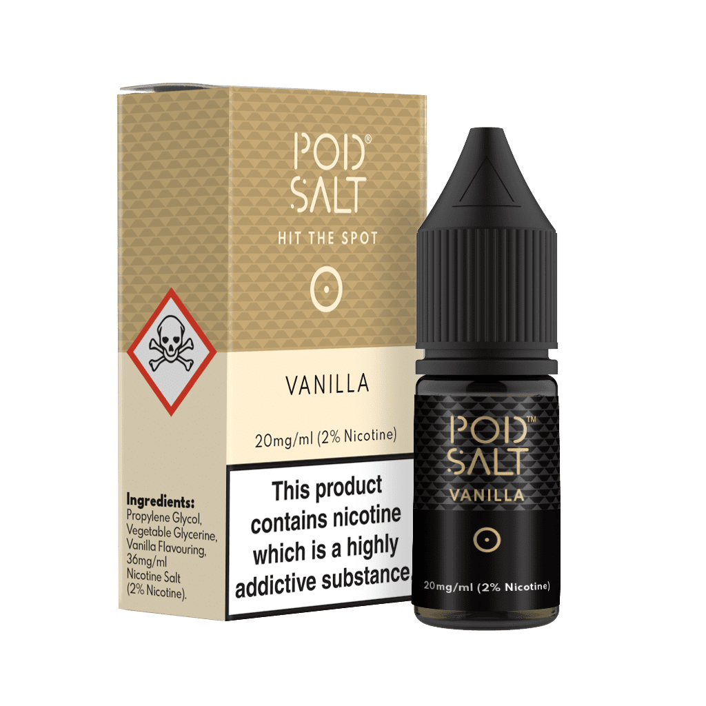 Vanilla Nic Salt E-Liquid by Pod Salt 10ml