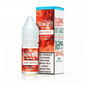 Ohm Boy Volume III Nic Salt - Red Apple Rhubarb Chilled - 10ml