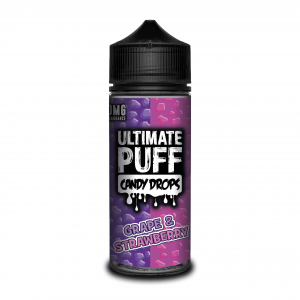 Ultimate Puff Candy Drops E Liquid - Grape and Strawberry - 100ml
