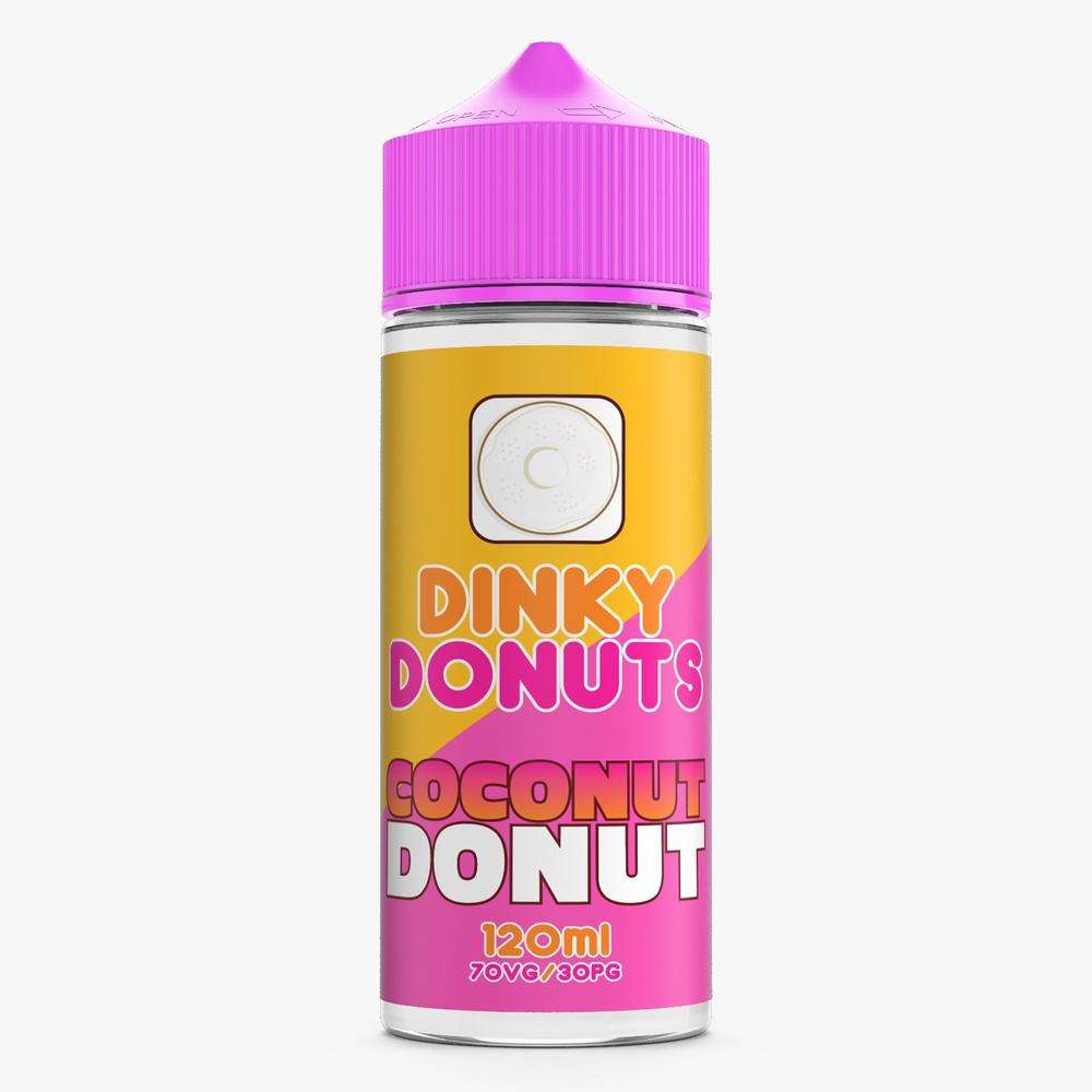 Dinky Donuts E Liquid - Coconut Donut - 100ml