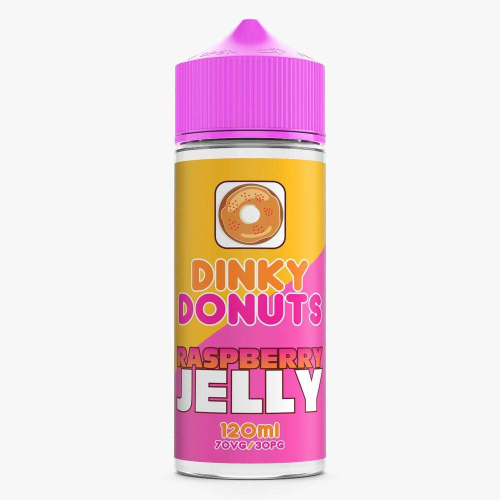 Dinky Donuts E Liquid - Raspberry Jelly - 100ml