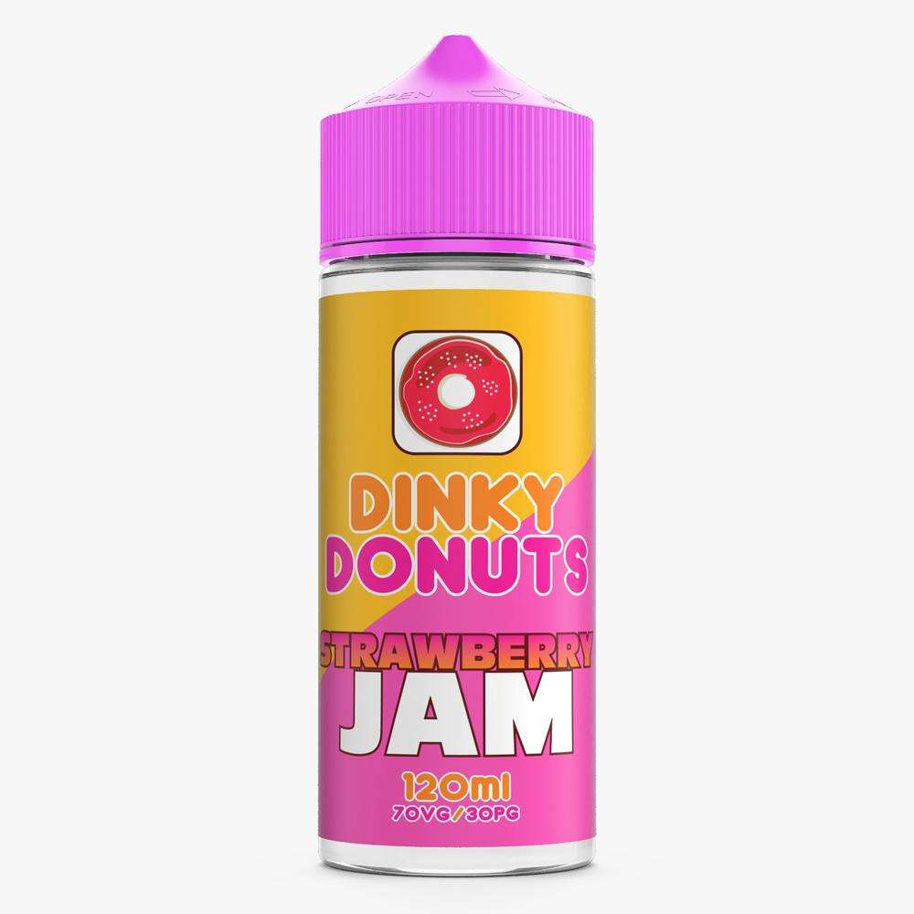 Dinky Donuts E Liquid - Strawberry Jam - 100ml