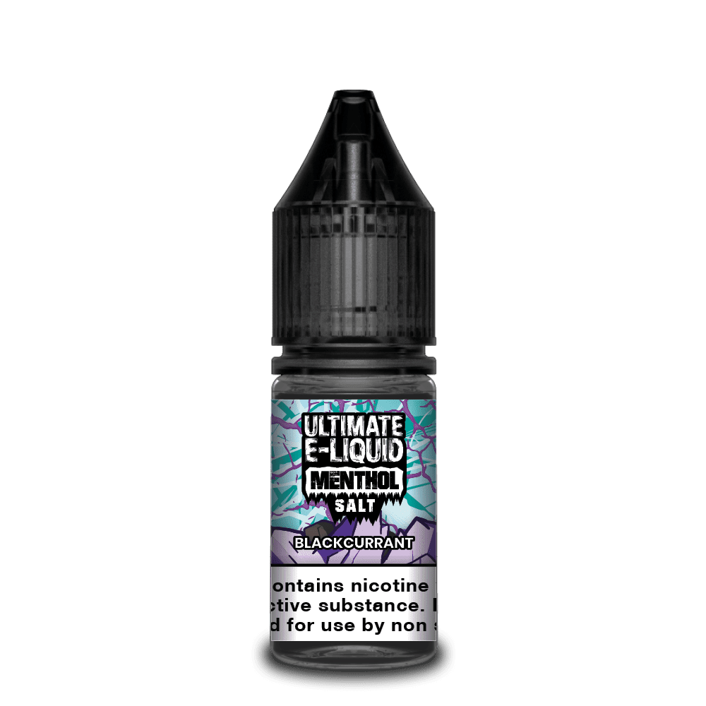 Blackcurrant Menthol Nic Salt E-Liquid by Ultimate Salts 10ml