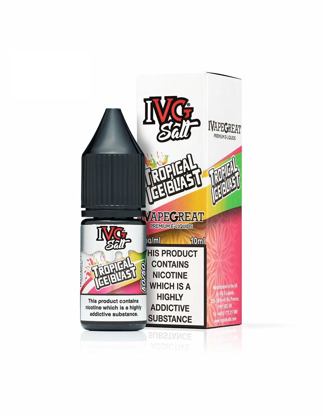 Tropical Ice Blast Nic Salt E-Liquid By IVG 10ml