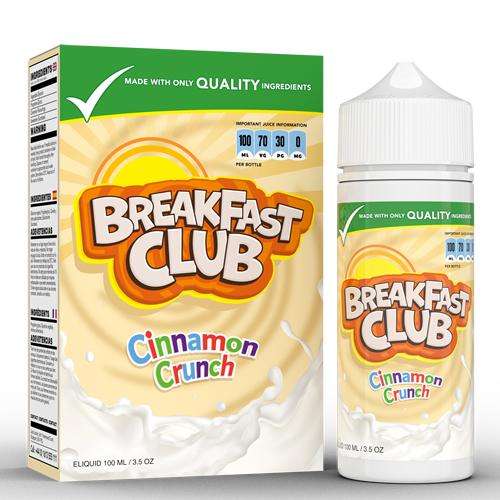 Breakfast Club E Liquid - Cinnamon Crunch - 100ml (Expired 20/10/22)