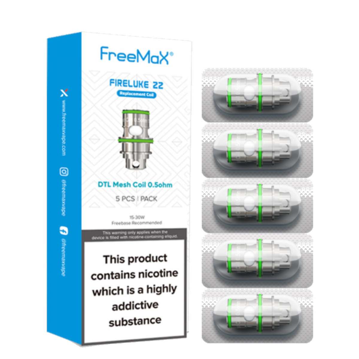  Freemax Fireluke 22 Replacement Coils 