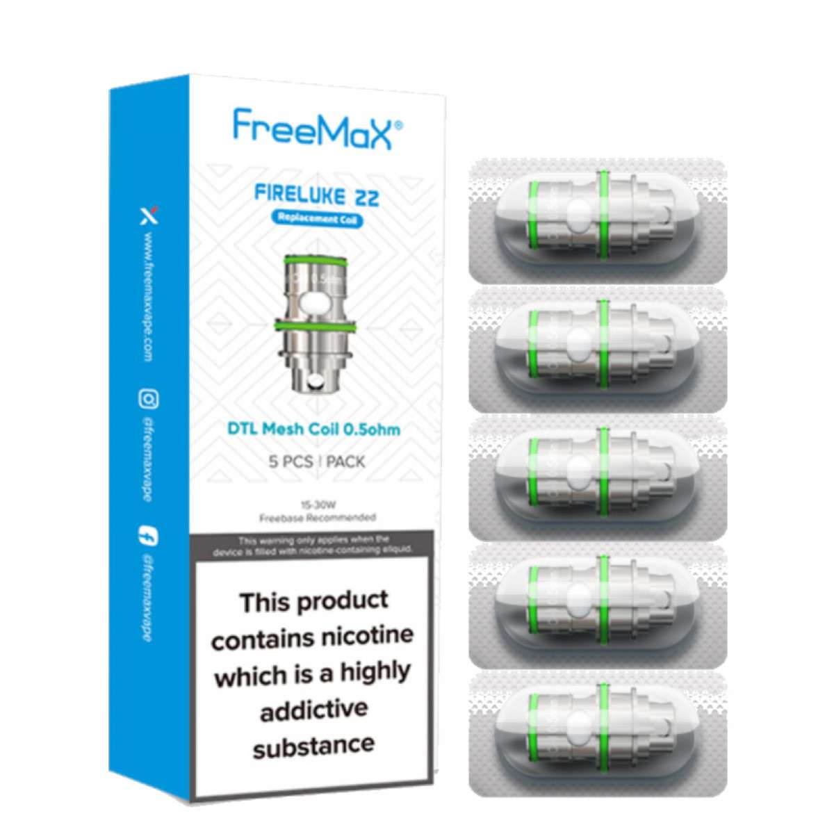 Freemax Fireluke 22 Replacement Coils