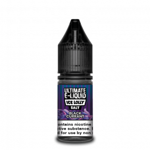 Black Currant Ice Lolly Nic Salt E-Liquid by Ultimate Salts 10ml