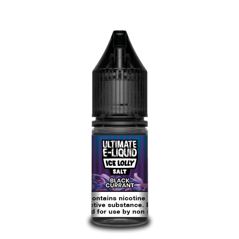 Black Currant Ice Lolly Nic Salt E-Liquid by Ultimate Salts 10ml