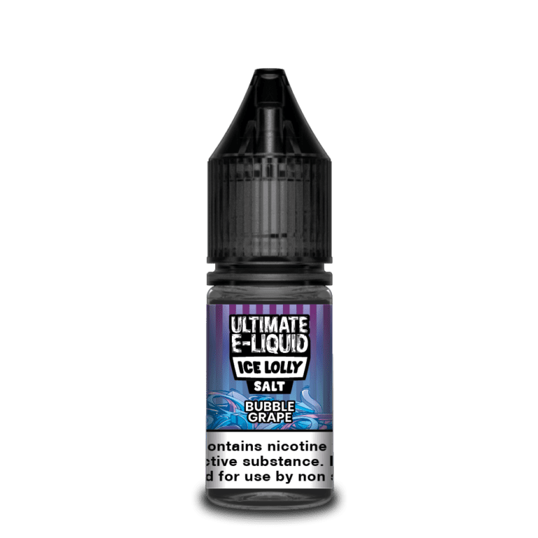 Bubble Grape Ice Lolly Nic Salt E-Liquid by Ultimate Salts 10ml