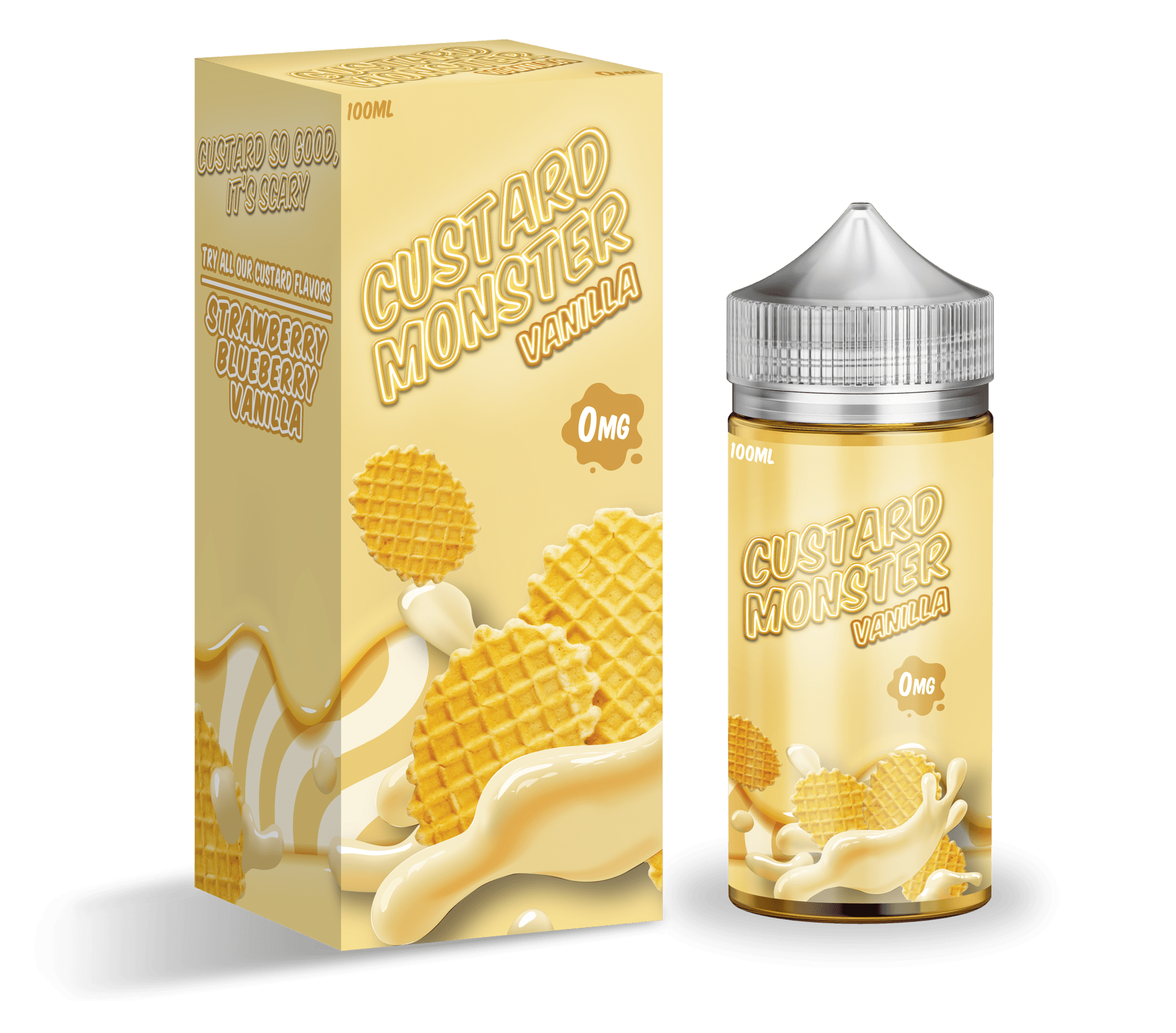 Custard Monster E Liquid - Vanilla Custard - 100ml