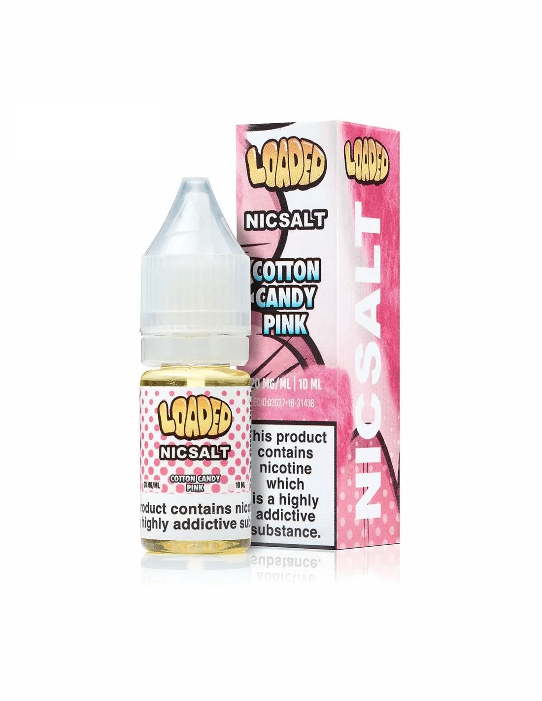 Loaded Nic Salt - Cotton Candy Pink - 10ml