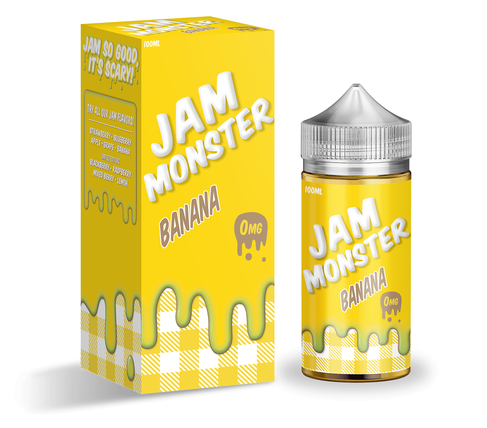  Jam Monster E Liquid - Banana - 100ml 