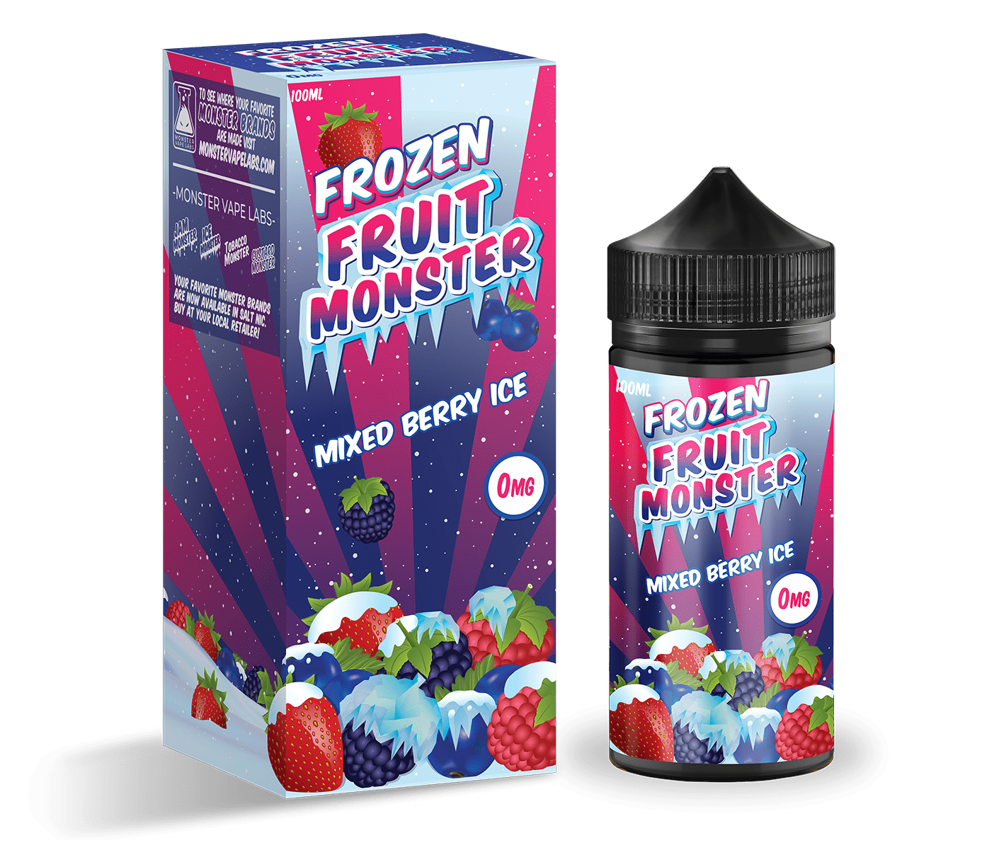 Frozen Fruit Monster E Liquid - Mixed Berry Ice - 100ml