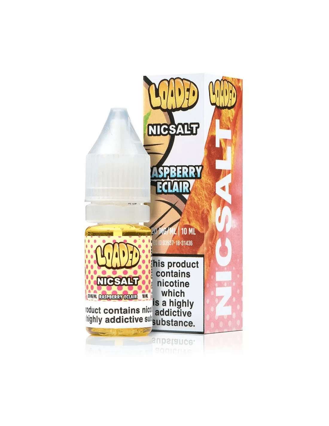 Loaded Nic Salt - Raspberry Eclair - 10ml