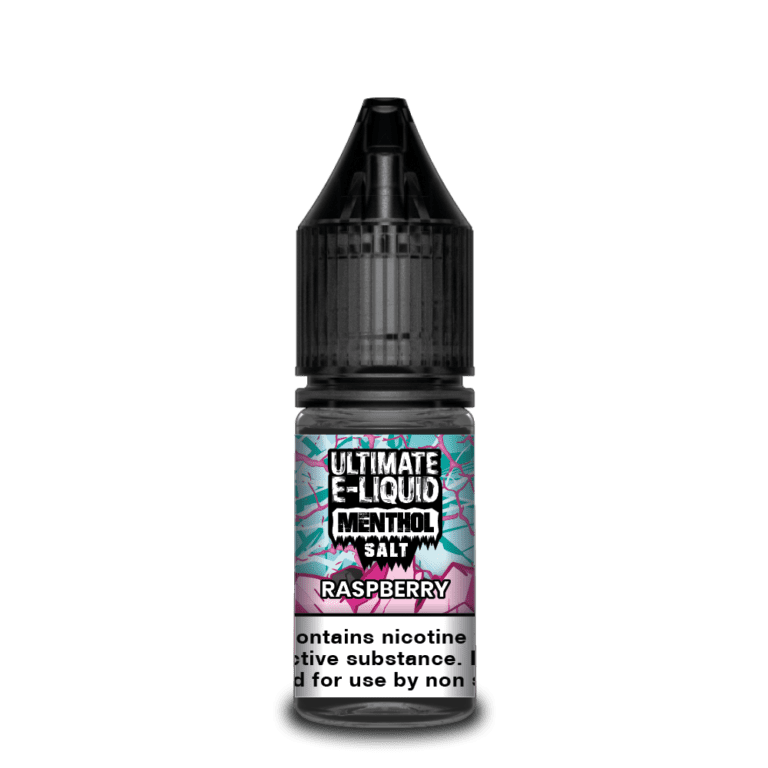 Raspberry Menthol Nic Salt E-Liquid by Ultimate Salts 10ml