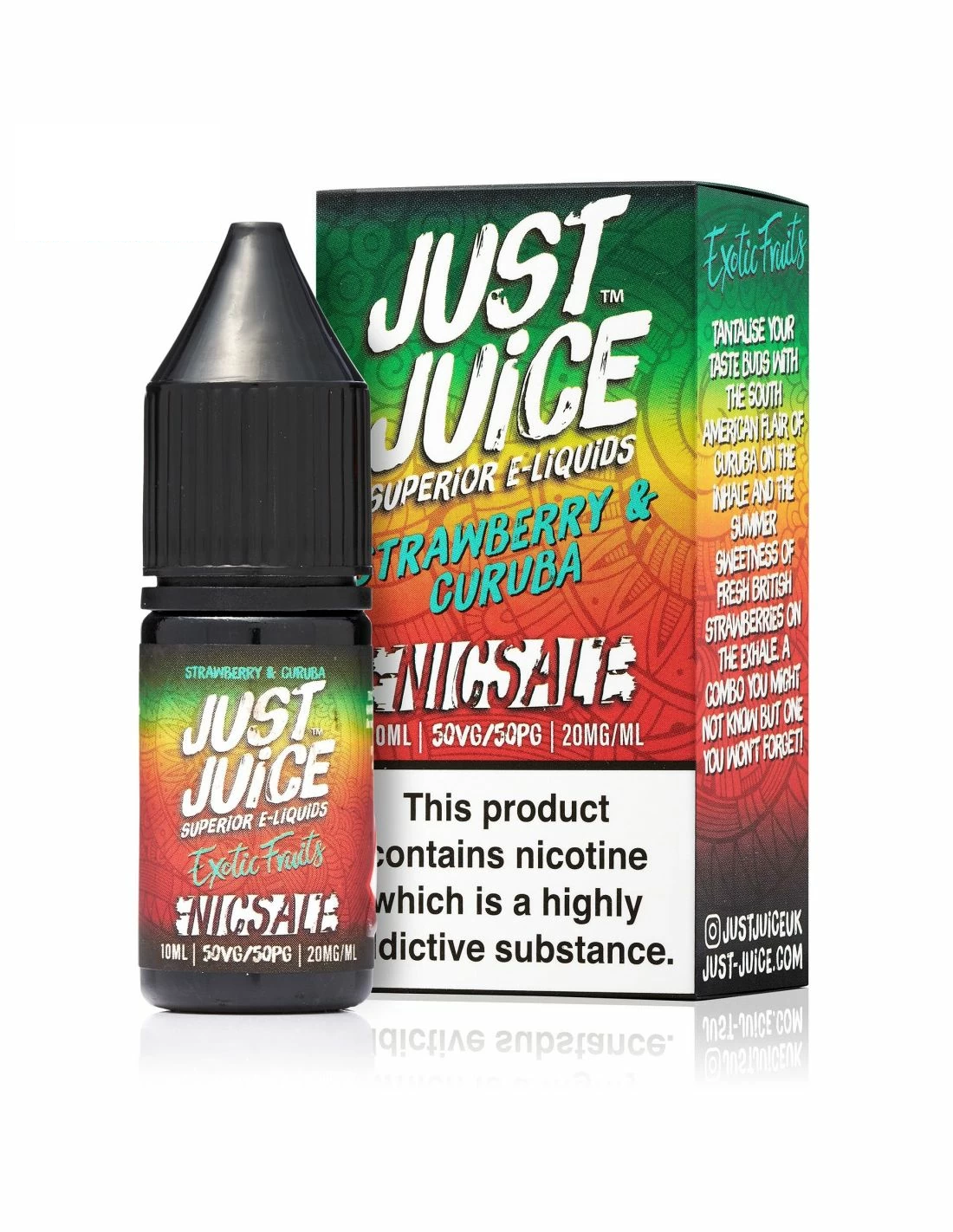  Just Juice Nic Salt - Strawberry & Curuba - 10ml 