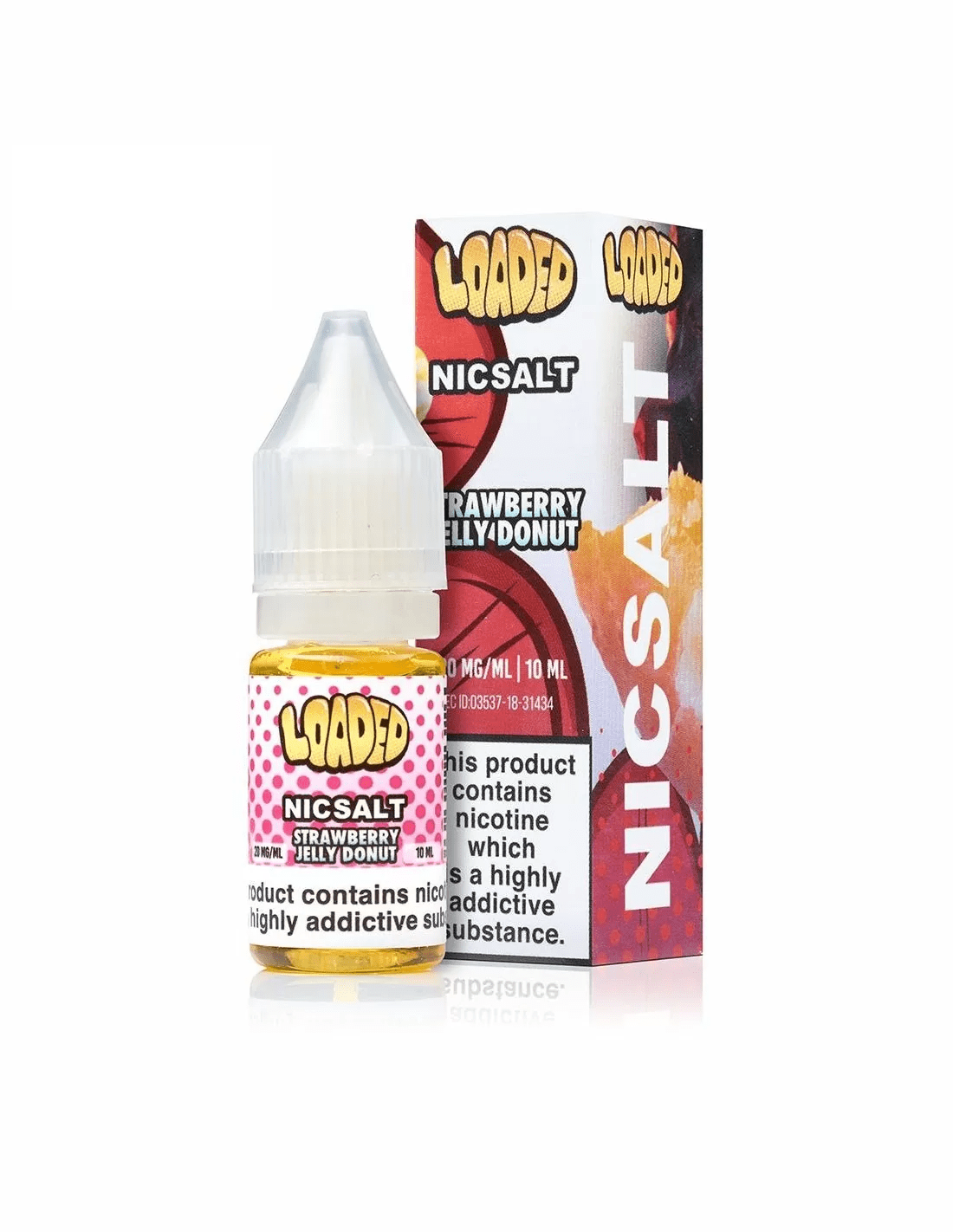 Loaded Nic Salt - Strawberry Jelly Donut - 10ml
