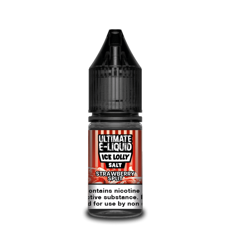 Strawberry Split Ice Lolly Nic Salt E-Liquid by Ultimate Salts 10ml