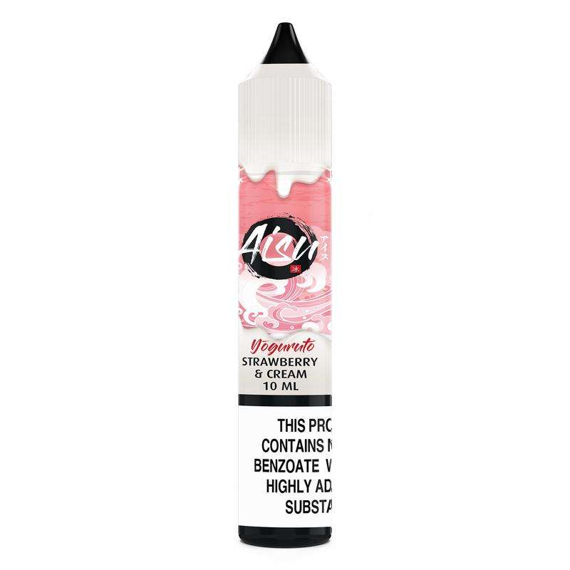 Strawberry & Cream Nic Salt E-Liquid by ZAP! Juice Aisu Yoguruto 10ml