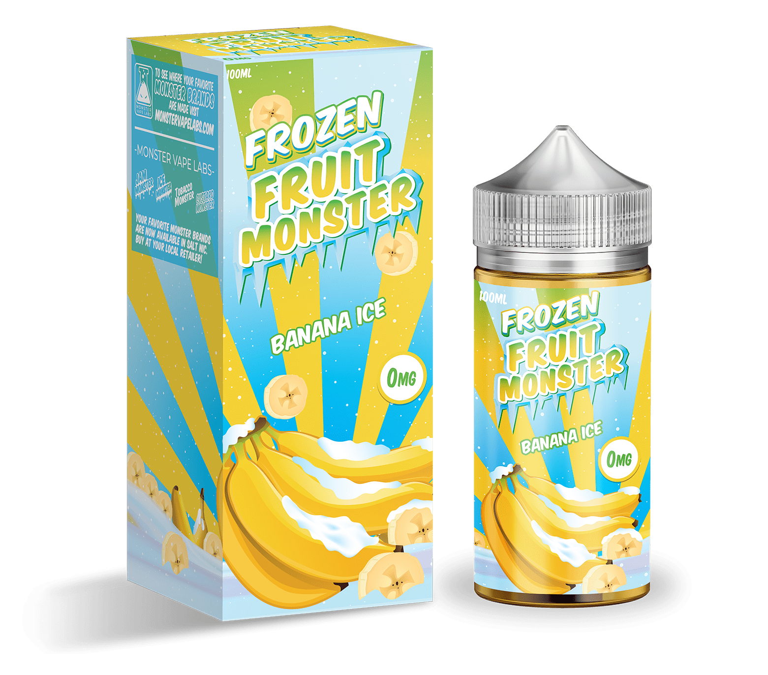 Frozen Fruit Monster E Liquid - Banana Ice - 100ml