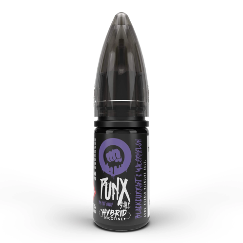 Blackcurrant & Watermelon Nic Salt E-Liquid by Punx By Riot Squad 10ml