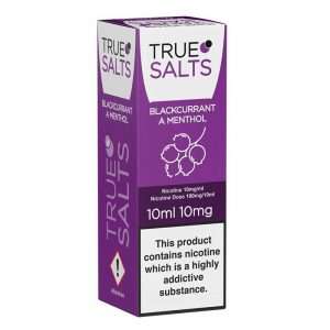 Blackcurrant A Menthol Nic Salt E-Liquid by True Salts 10ml