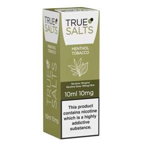Menthol Tobacco Nic Salt E-Liquid by True Salts 10ml
