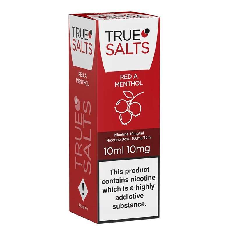  Red A Menthol Nic Salt E-Liquid by True Salts 10ml 