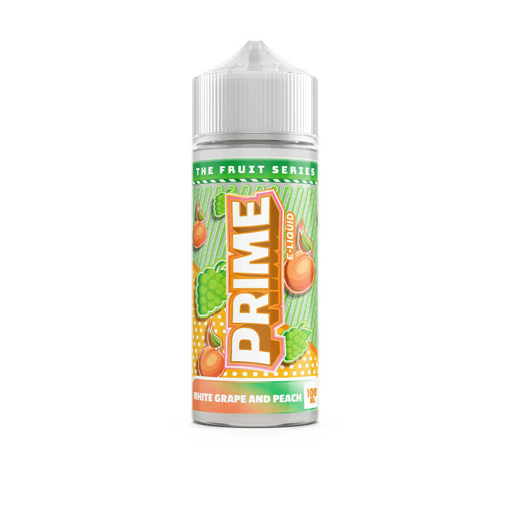  Prime E Liquid - White Grape and Peach - 100ml 