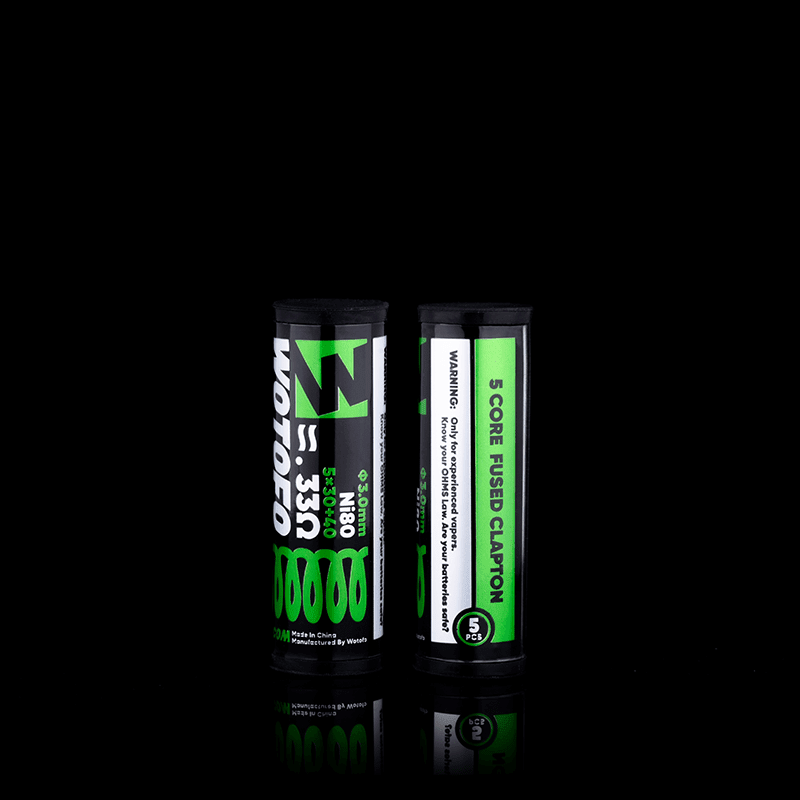 Wotofo Pre Built Coils - 5 Core Fused Clapton Ni80 3mm -0.33ohm