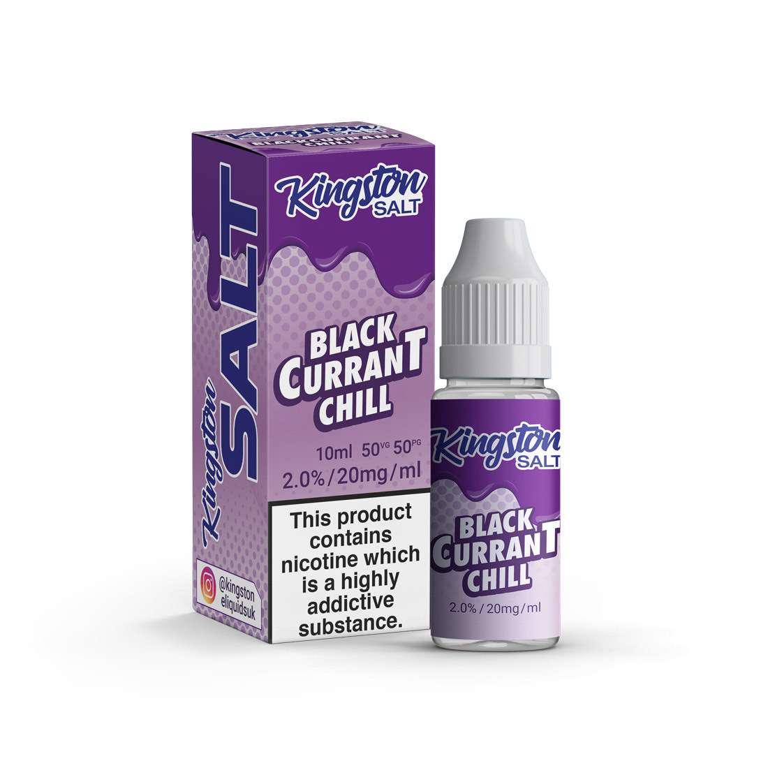 Kingston Salt Nic Salt - Blackcurrant Chill - 10ml